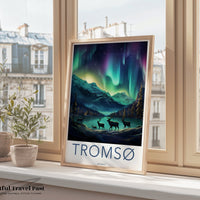 Tromsø Poster | Norway Wall Art | Scandinavia Art