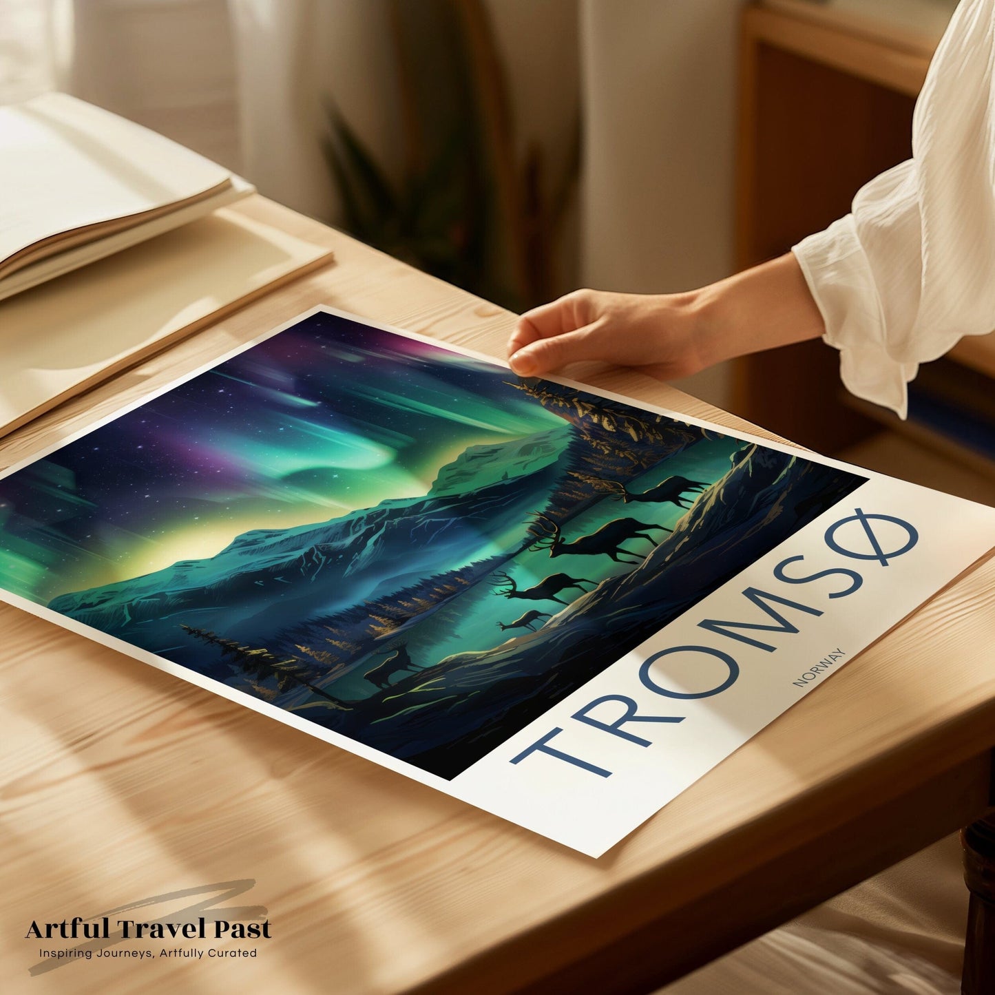 Tromsø Poster | Norway Wall Art | Scandinavia Art