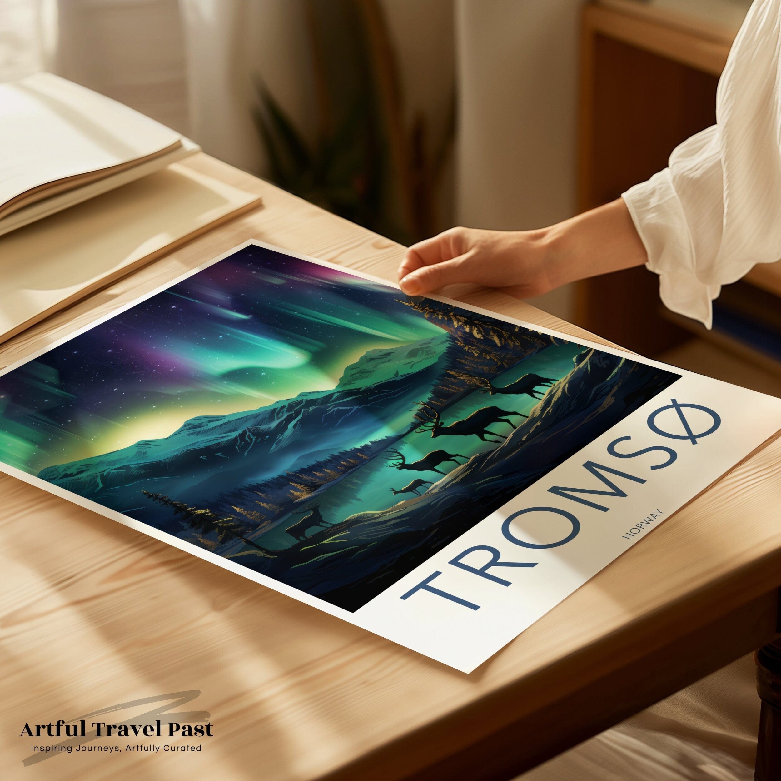 Tromsø Poster | Norway Wall Art | Scandinavia Art