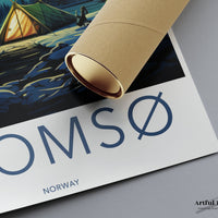 Tromsø Poster | Norway Wall Art | Scandinavia Artwork