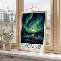 Tromsø Poster | Norway Wall Art | Scandinavia Artwork