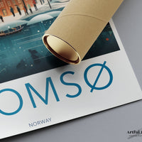 Tromsø Poster | Norway Wall Art | Scandinavia Decor