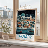 Tromsø Poster | Norway Wall Art | Scandinavia Decor