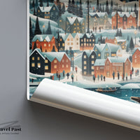 Tromsø Poster | Norway Wall Art | Scandinavia Decor