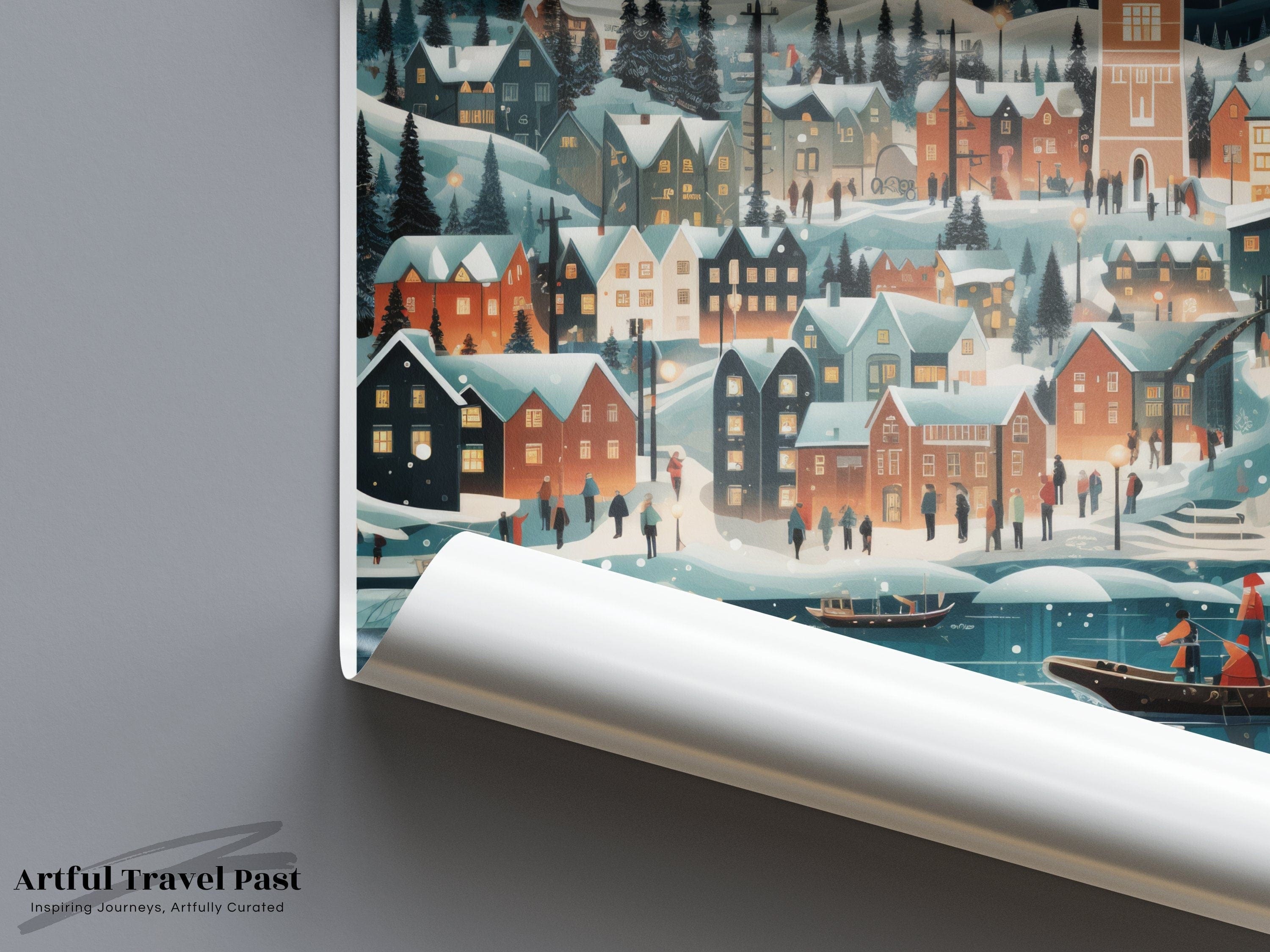Tromsø Poster | Norway Wall Art | Scandinavia Decor