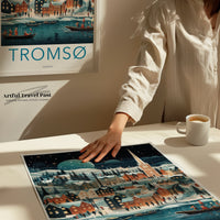 Tromsø Poster | Norway Wall Art | Scandinavia Decor