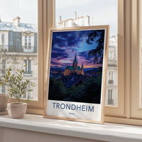 Trondheim Poster - Norway Wall Art