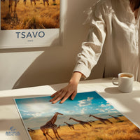 Tsavo Poster - Kenya Wall Art