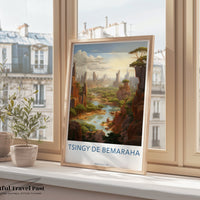 Tsingy de Bemaraha Poster | Madagascar Wall Art