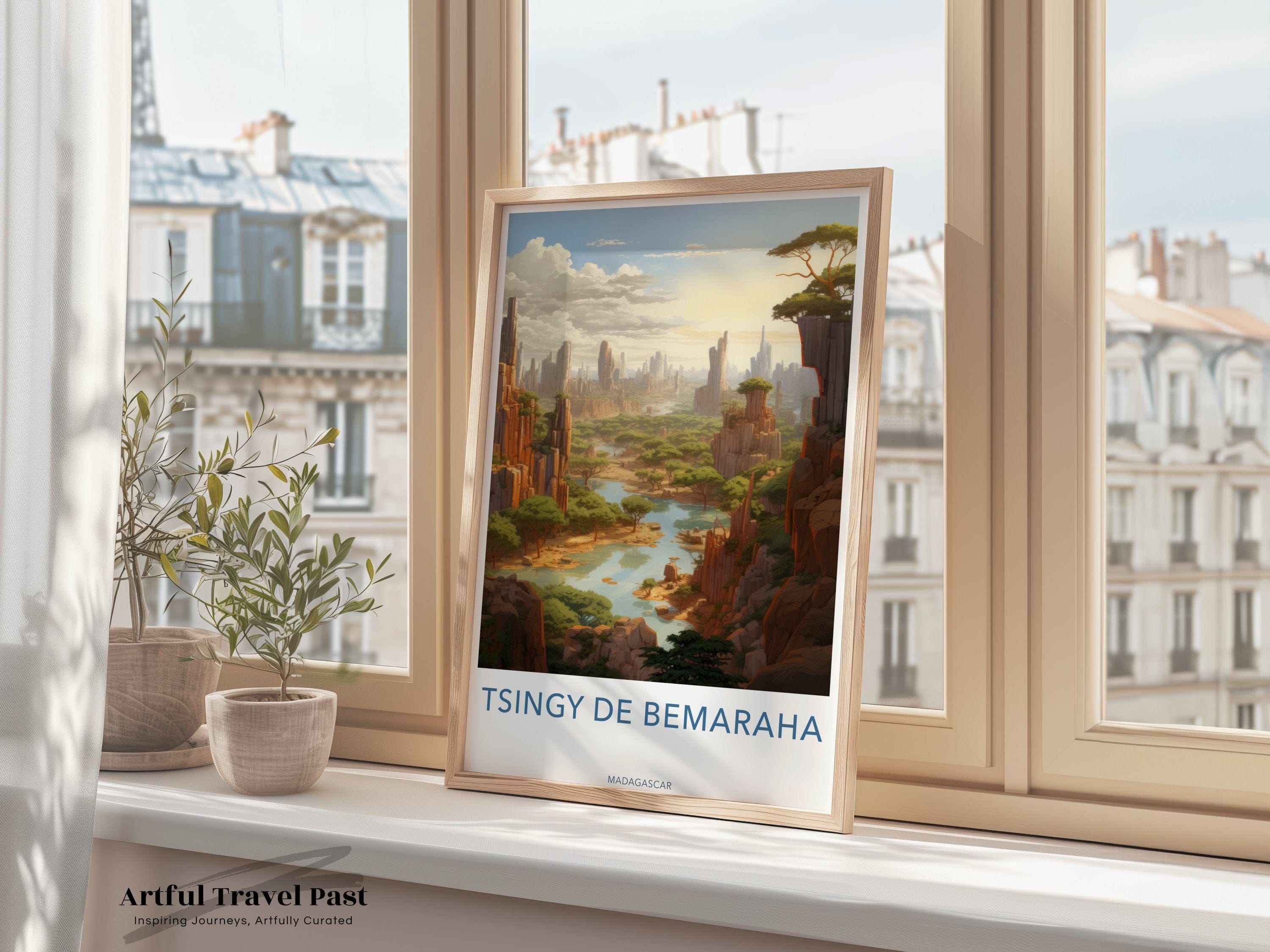 Tsingy de Bemaraha Poster | Madagascar Wall Art
