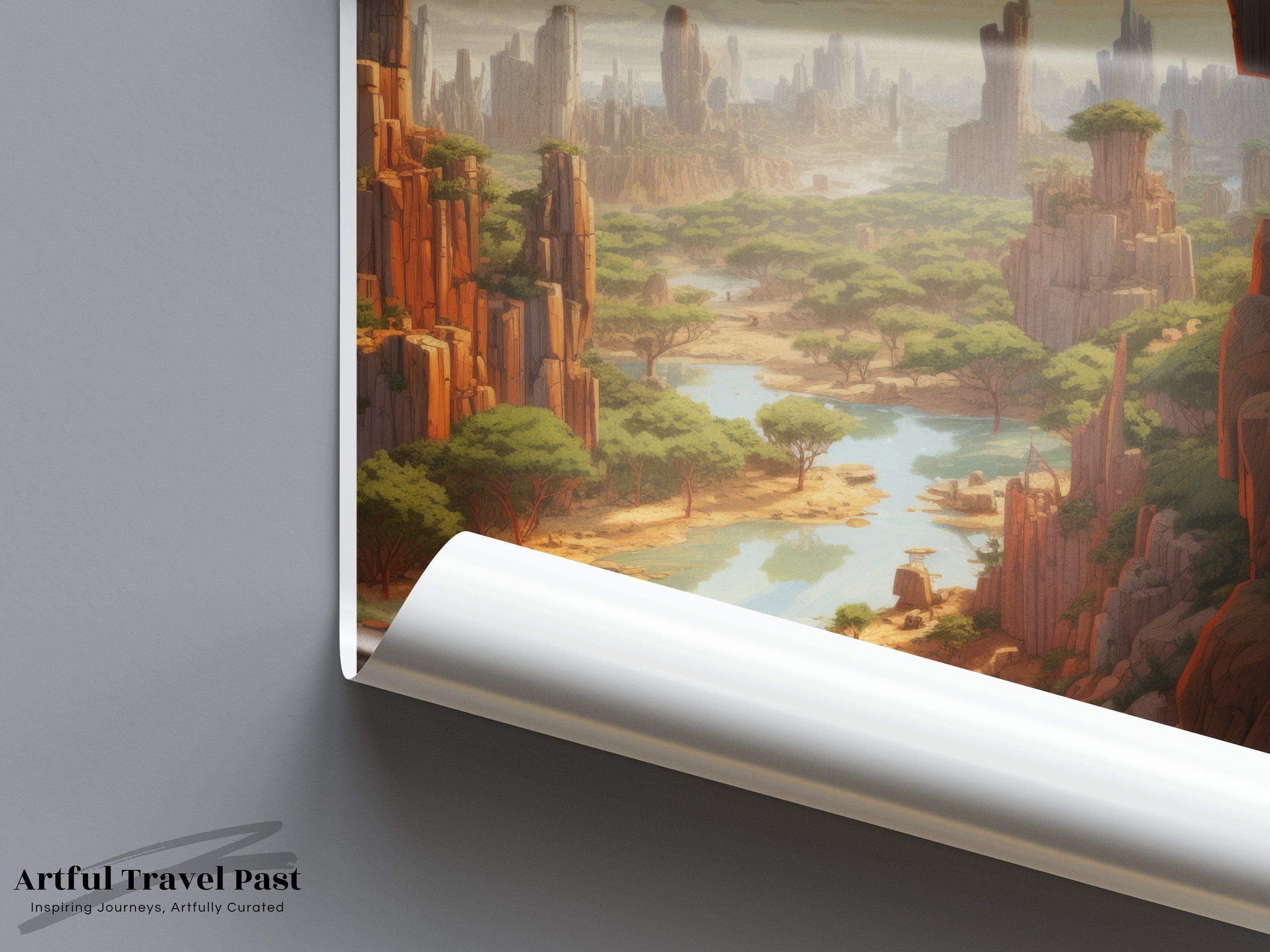 Tsingy de Bemaraha Poster | Madagascar Wall Art