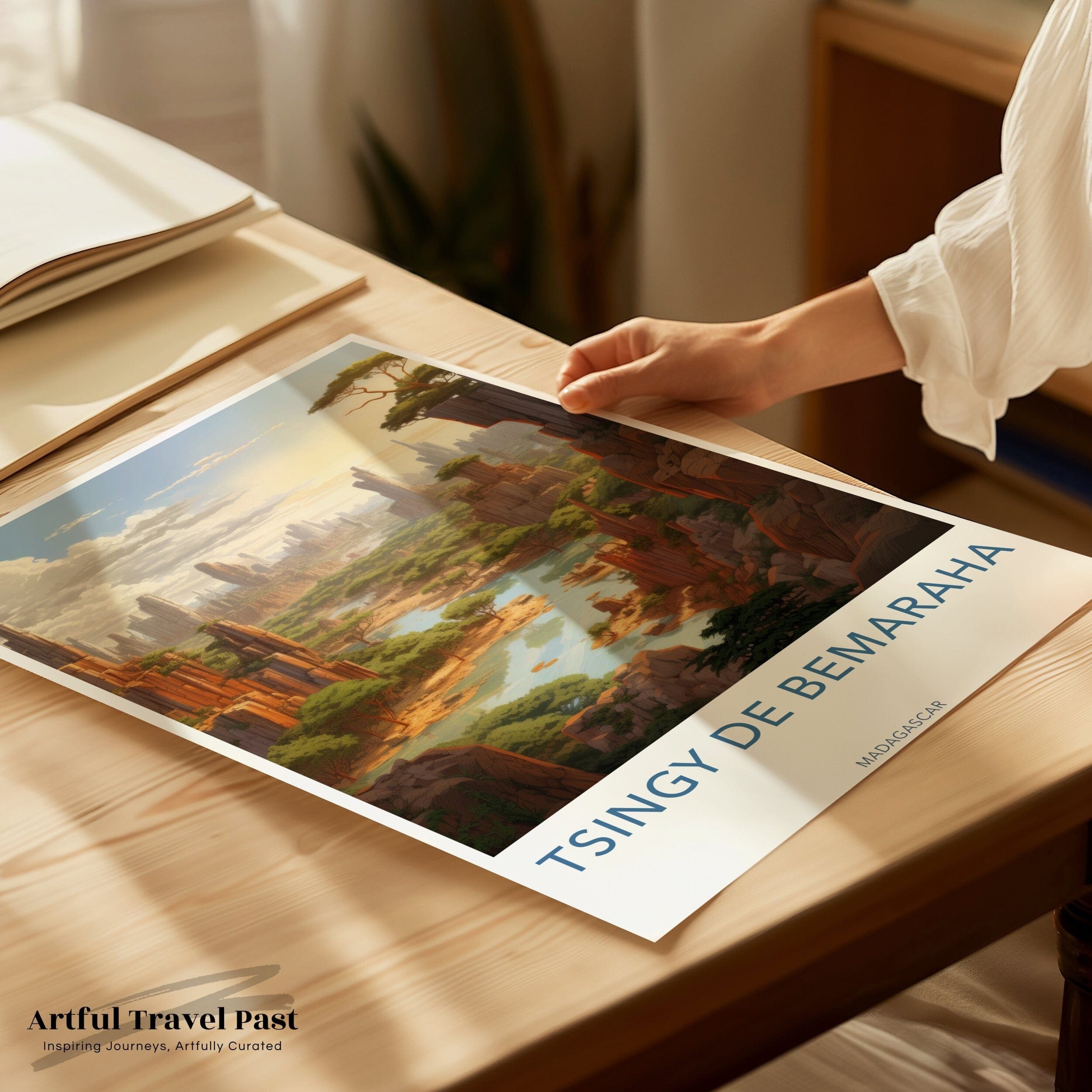 Tsingy de Bemaraha Poster | Madagascar Wall Art