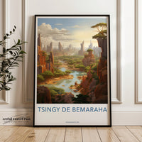 Tsingy de Bemaraha Poster | Madagascar Wall Art