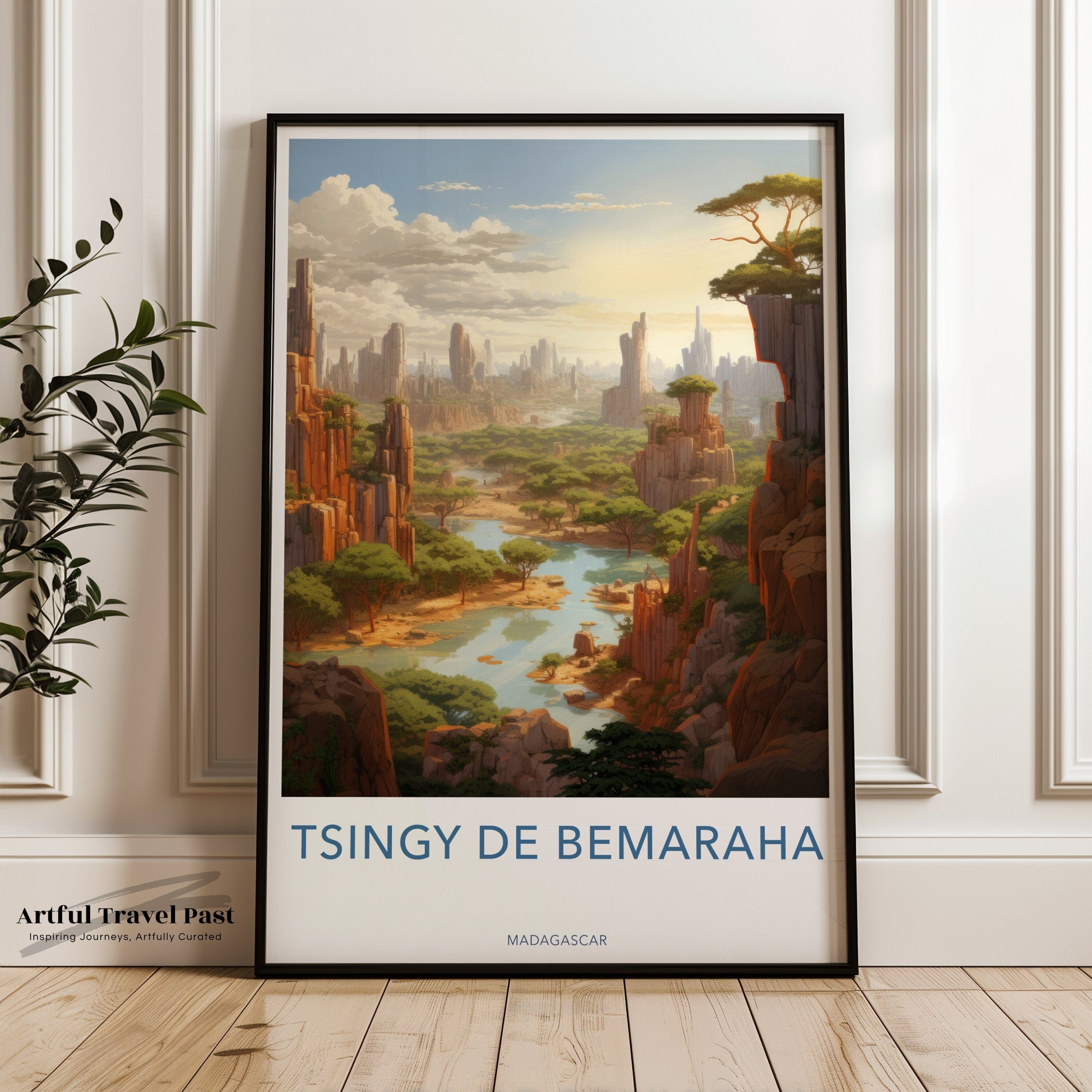 Tsingy de Bemaraha Poster | Madagascar Wall Art