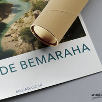 Tsingy de Bemaraha Poster | Madagascar Wall Art