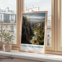 Tsingy de Bemaraha Poster | Madagascar Wall Art