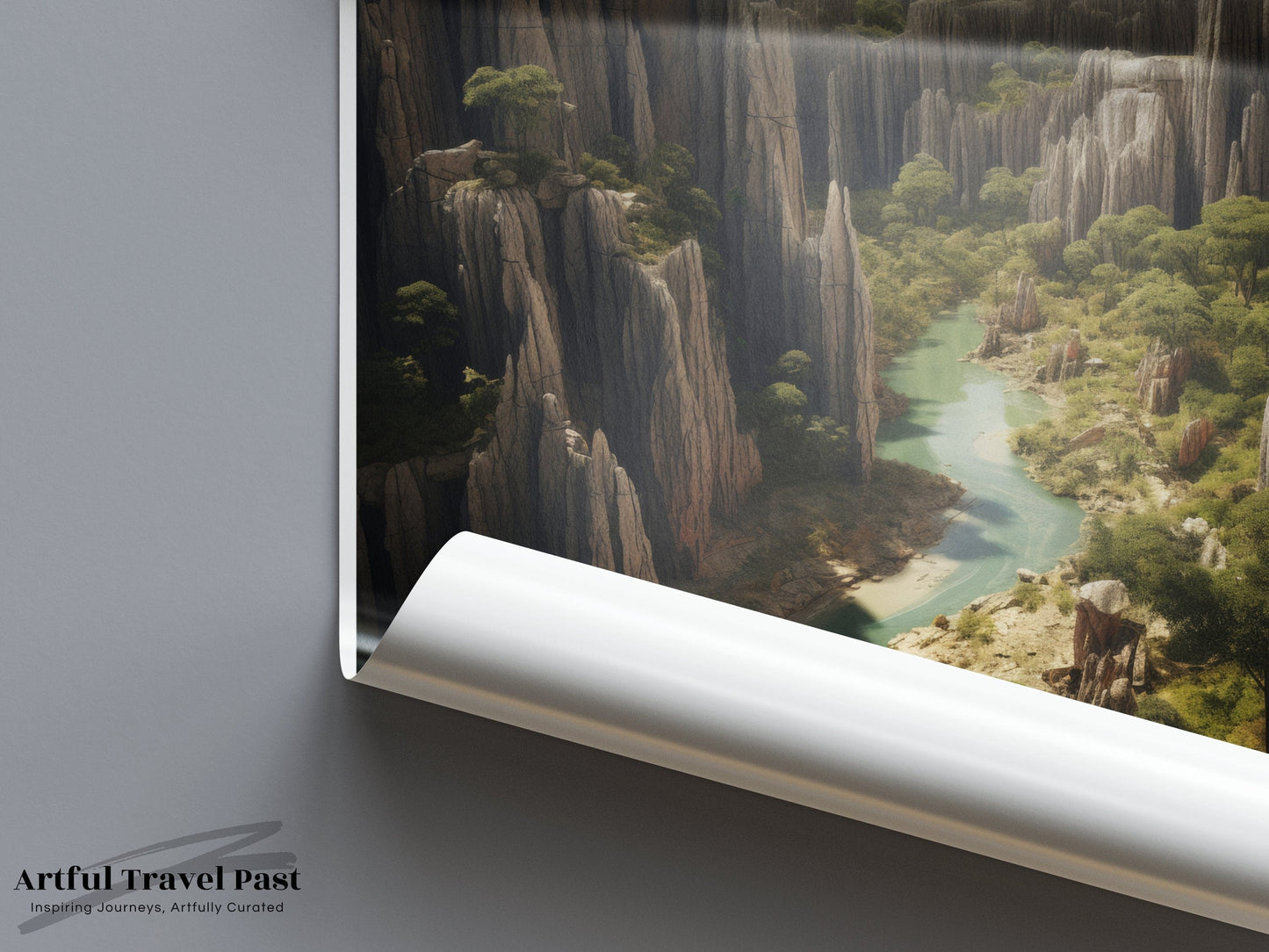 Tsingy de Bemaraha Poster | Madagascar Wall Art