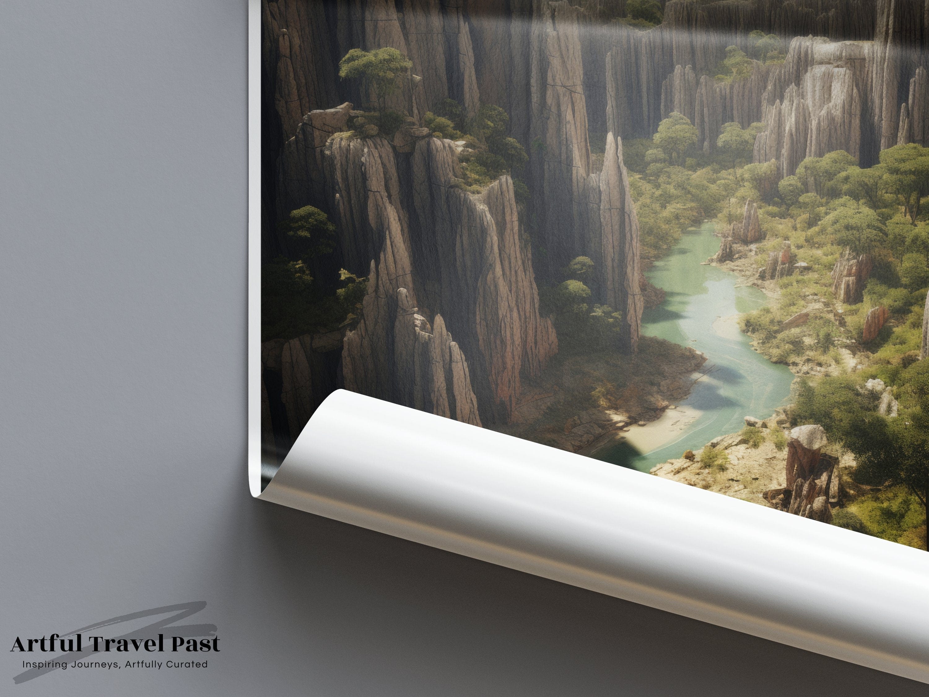 Tsingy de Bemaraha Poster | Madagascar Wall Art