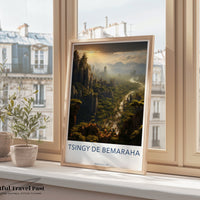 Tsingy de Bemaraha Poster - Madagascar Wall Art