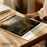 Tsingy de Bemaraha Poster - Madagascar Wall Art