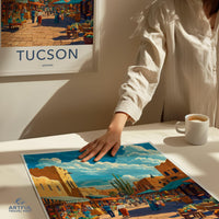 Tucson Poster - Arizona Wall Art