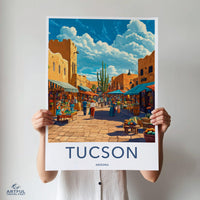 Tucson Poster - Arizona Wall Art