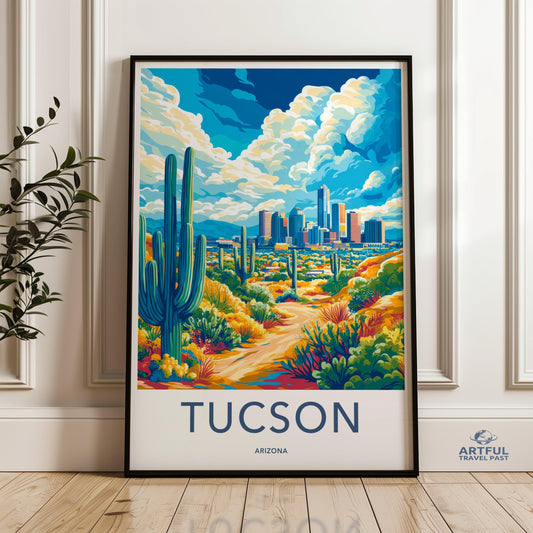 Tucson Poster - Arizona Wall Art