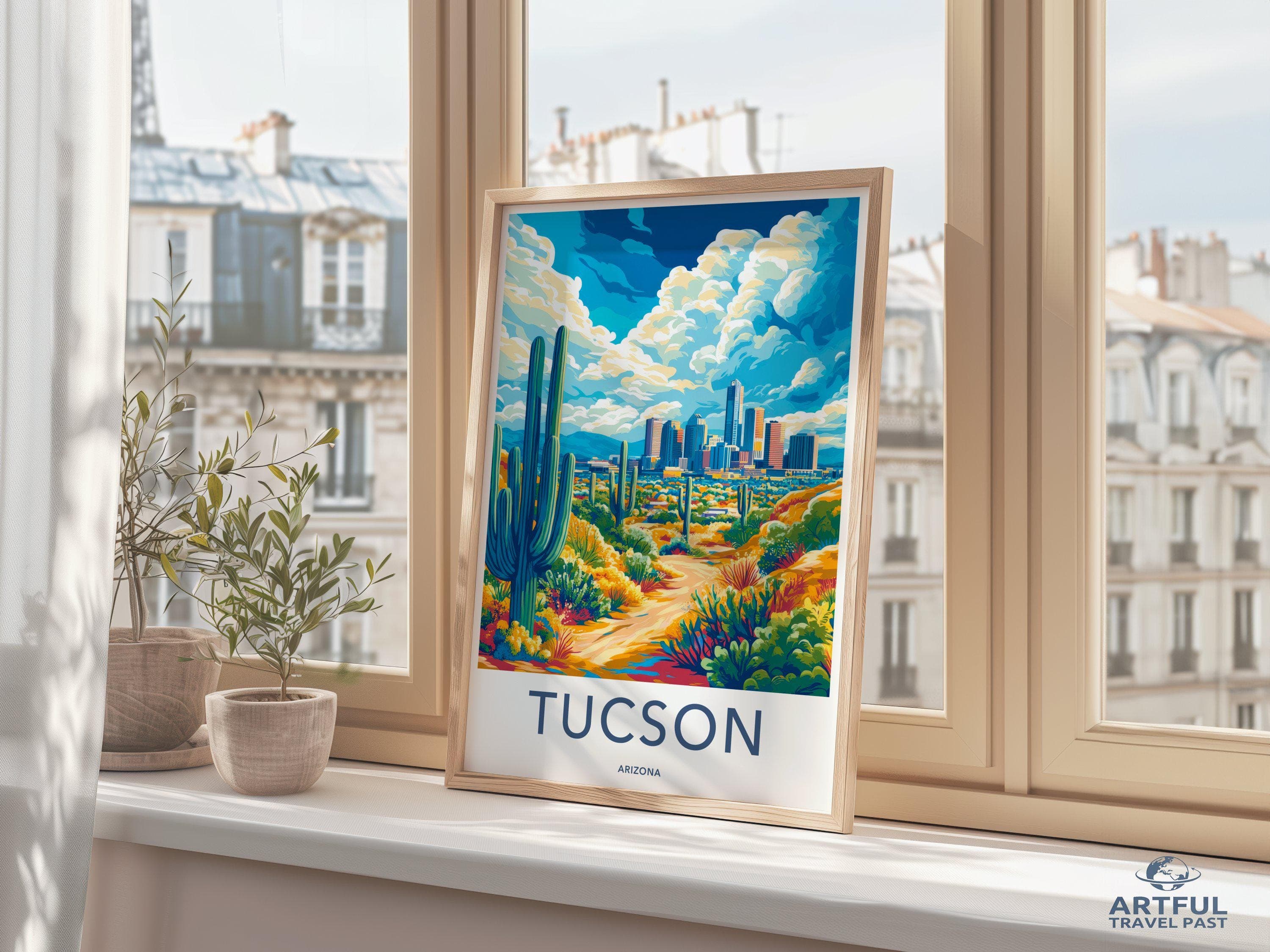 Tucson Poster - Arizona Wall Art