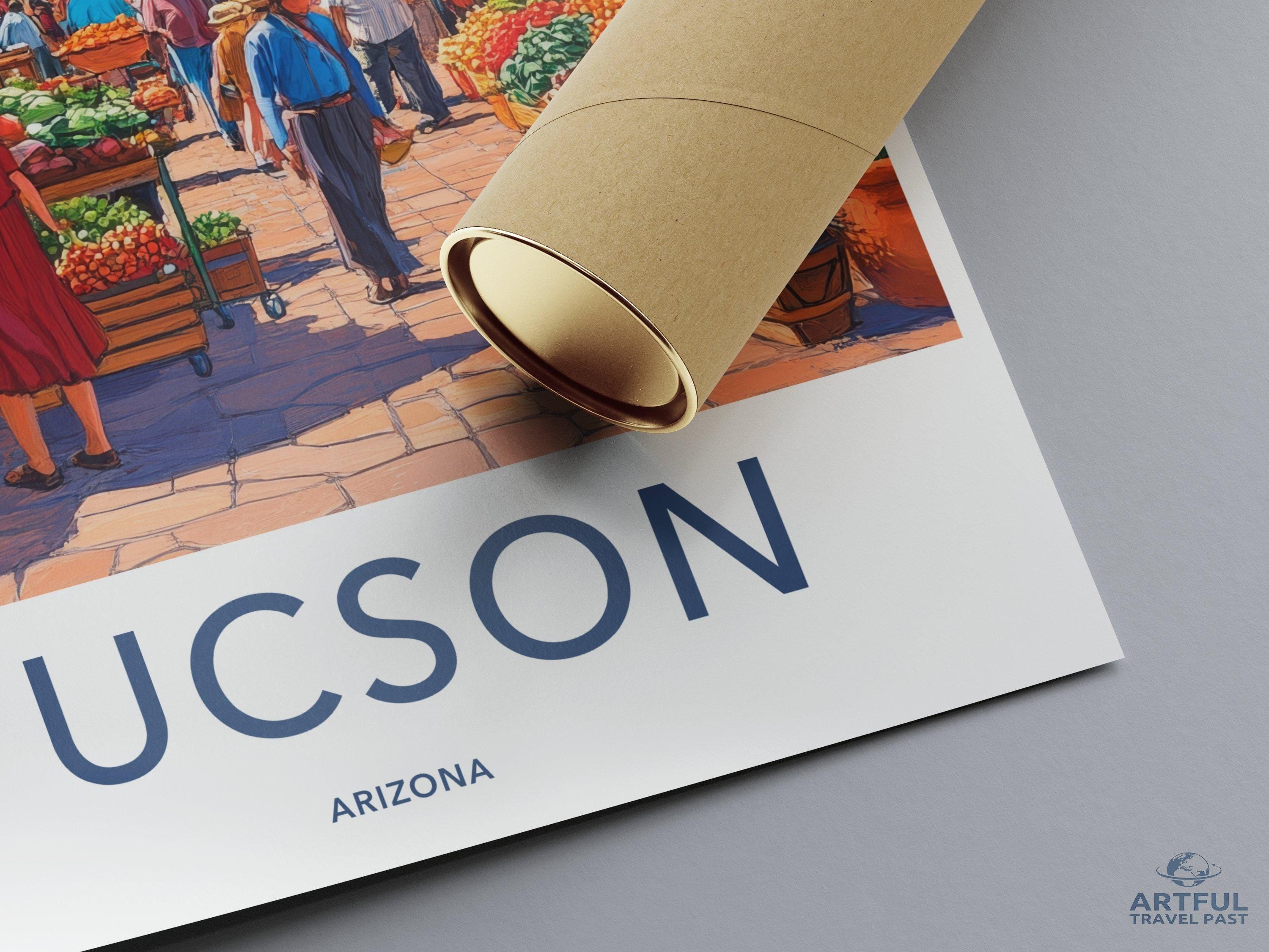 Tucson Poster - Arizona Wall Art