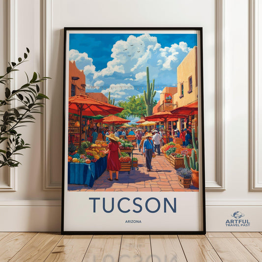 Tucson Poster - Arizona Wall Art