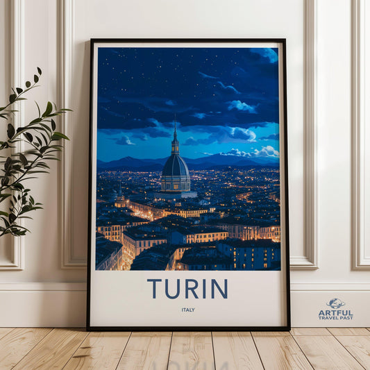 Turin Poster - Italy Wall Art
