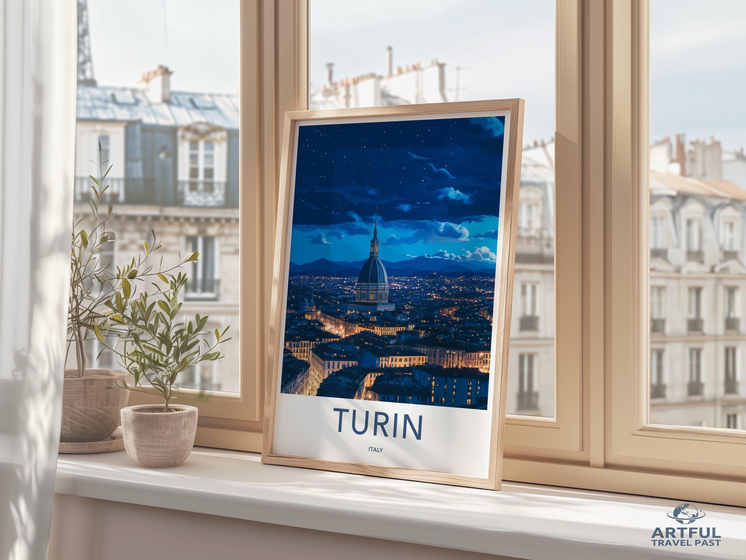 Turin Poster - Italy Wall Art
