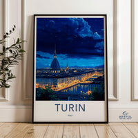 Turin Poster - Italy Wall Art