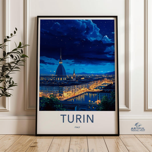 Turin Poster - Italy Wall Art