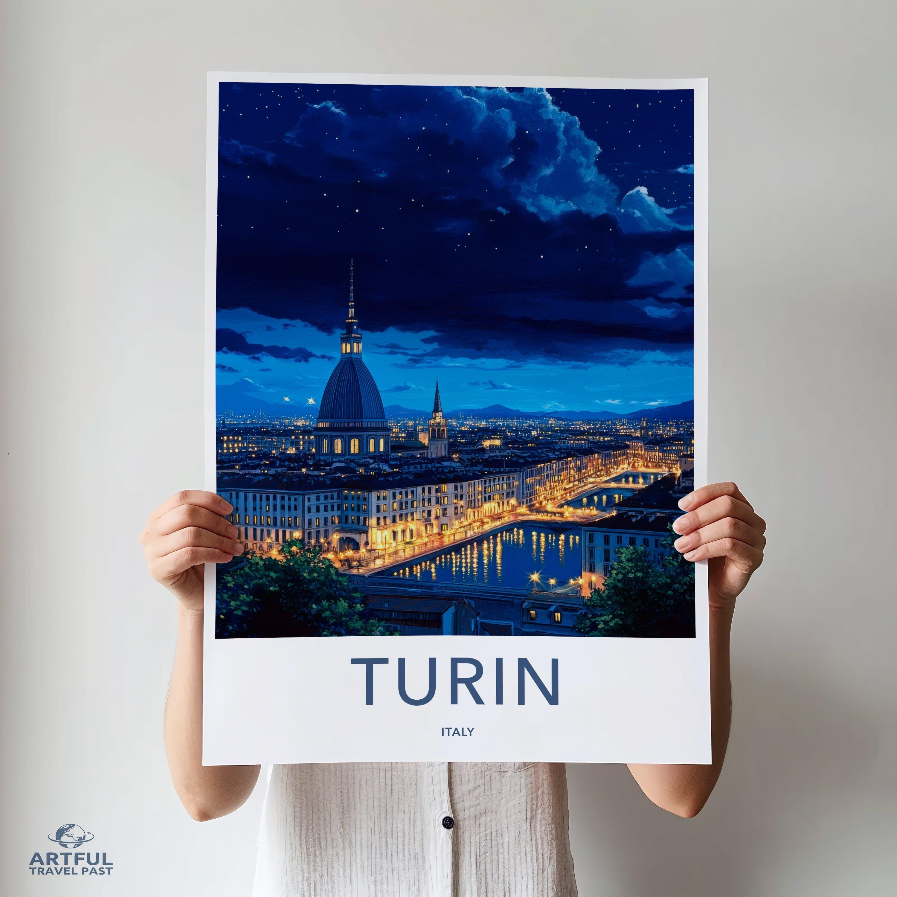 Turin Poster - Italy Wall Art