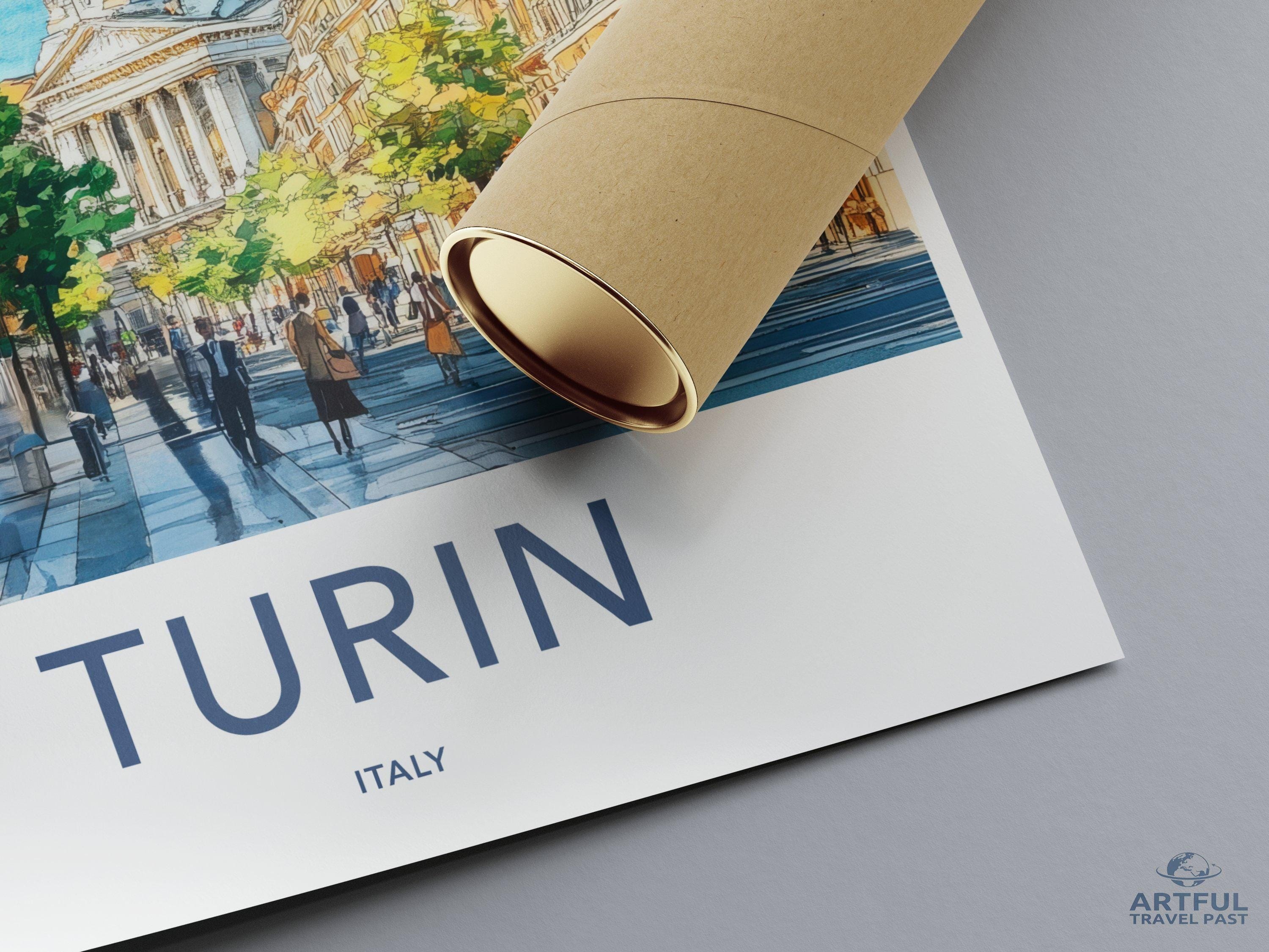 Turin Poster - Italy Wall Art