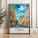 Turin Poster - Italy Wall Art