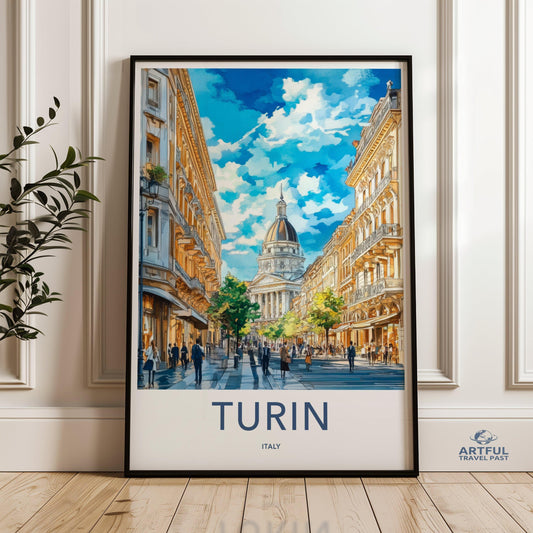 Turin Poster - Italy Wall Art
