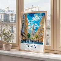 Turin Poster - Italy Wall Art