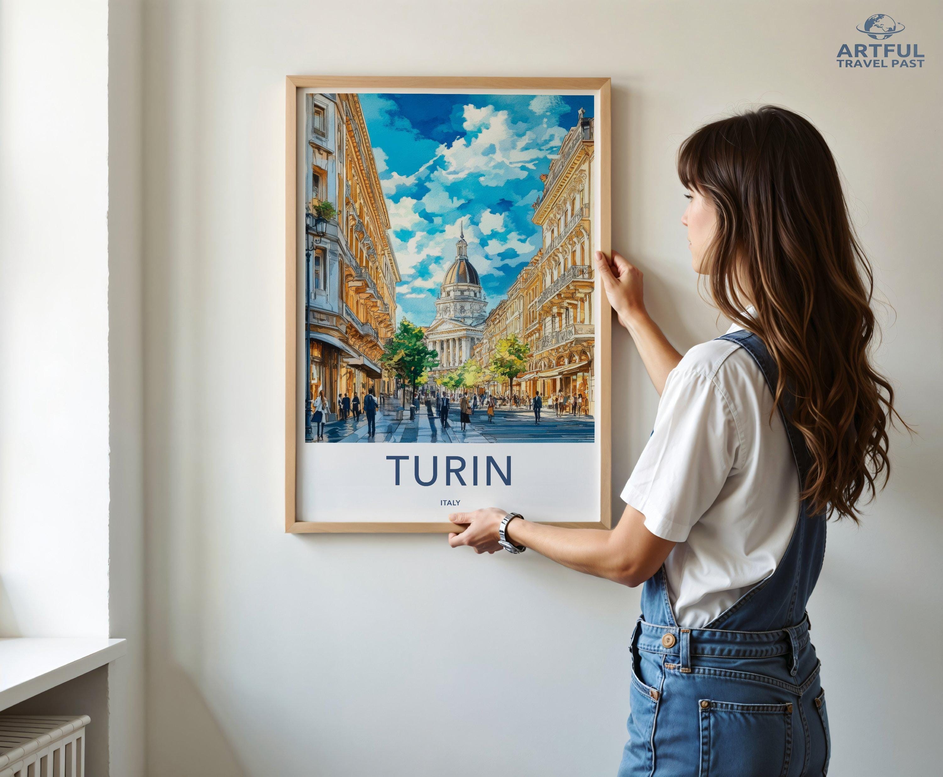 Turin Poster - Italy Wall Art