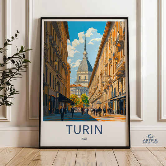 Turin Poster - Italy Wall Art