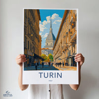 Turin Poster - Italy Wall Art