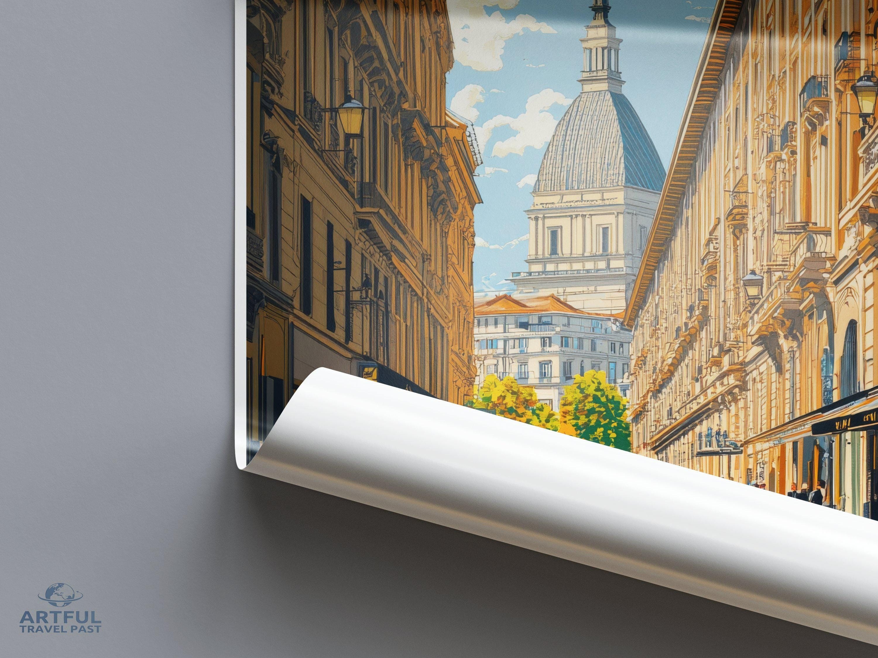 Turin Poster - Italy Wall Art