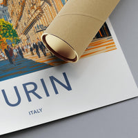 Turin Poster - Italy Wall Art
