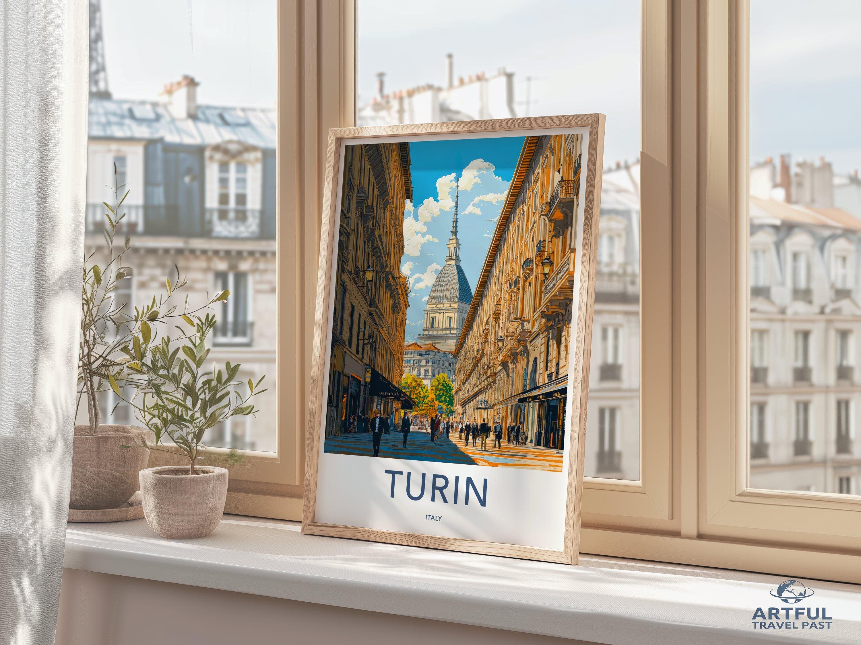 Turin Poster - Italy Wall Art