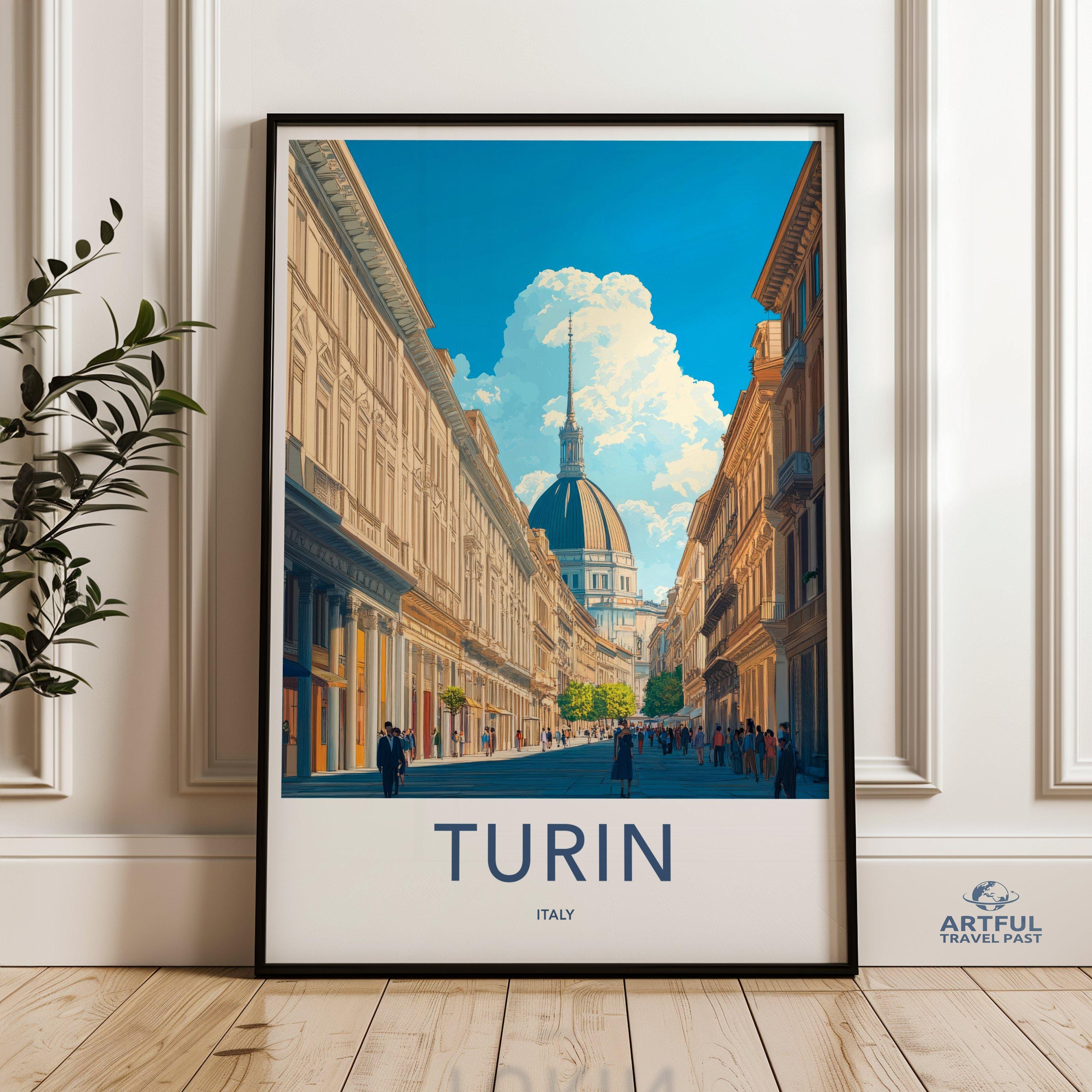 Turin Poster - Italy Wall Art