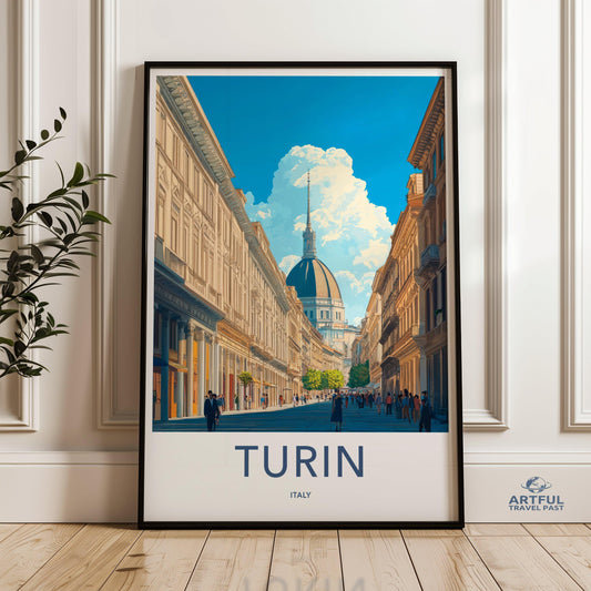 Turin Poster - Italy Wall Art