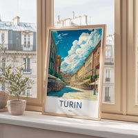 Turin Poster - Italy Wall Art