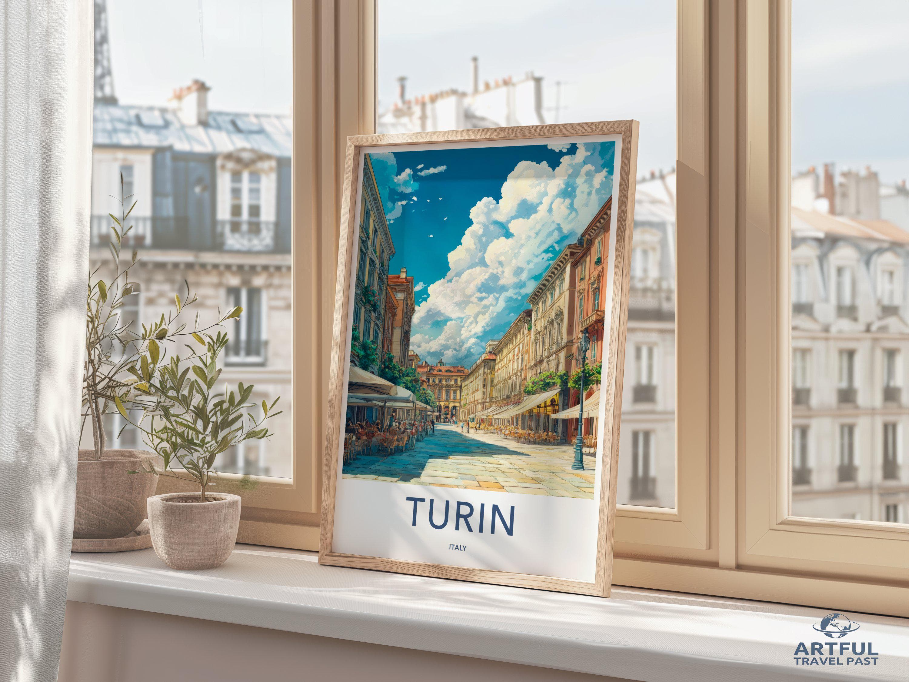 Turin Poster - Italy Wall Art