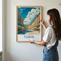 Turin Poster - Italy Wall Art